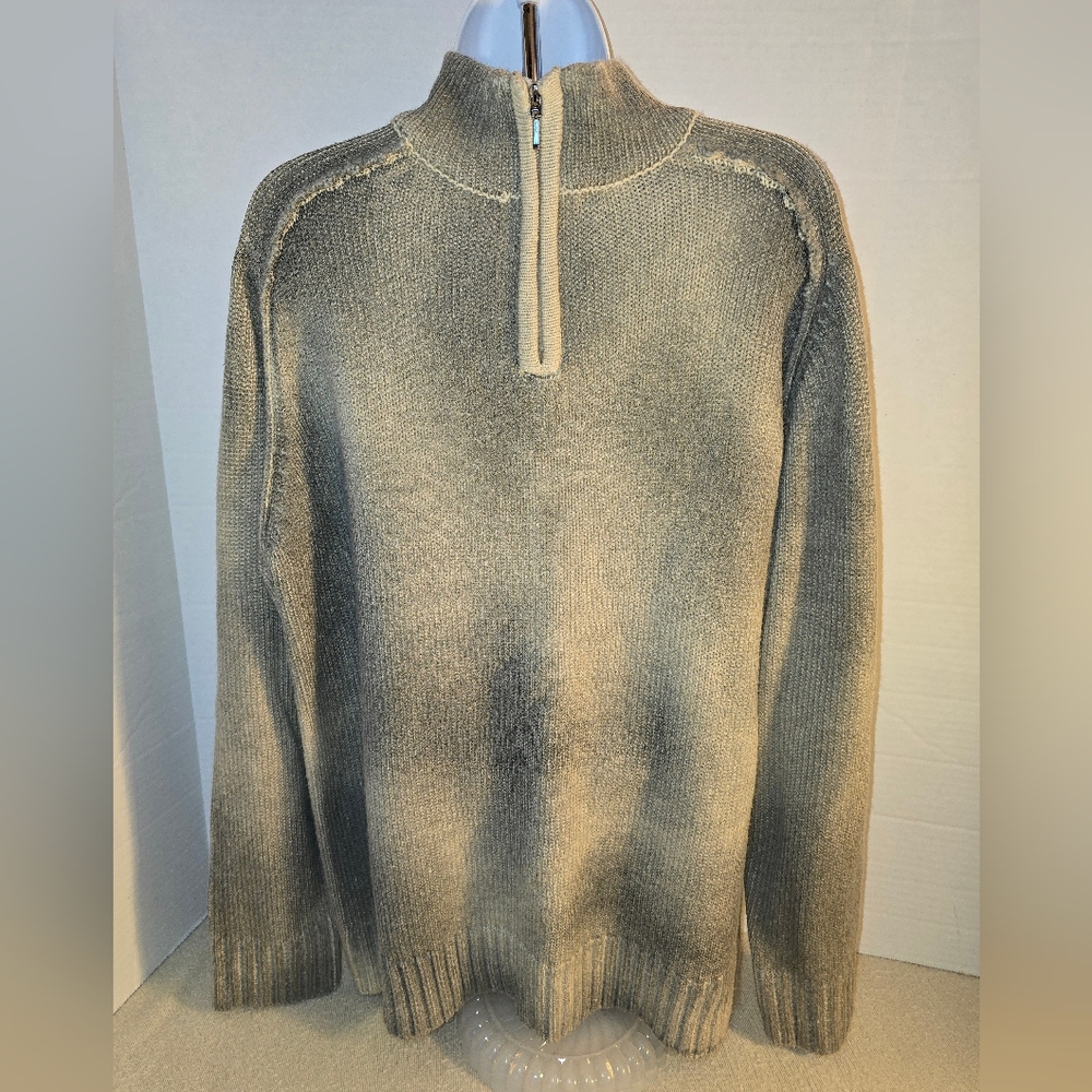 Buckle BKE 67 Vintage Men's 1/4 Zip Sweater Size L.